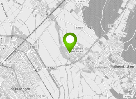 Kartenansicht Standort Unternehmen Sander Gebäude & Grünflächenservice.